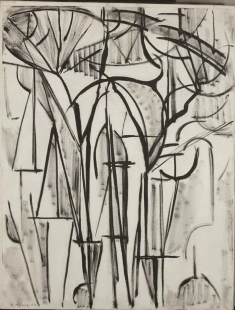Composizione con albero - Kunstmuseum Den Haag